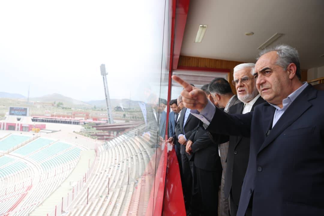 بازدید معاون اول رئیس جمهور از مجموعه ورزشی یادگار امام (ره) تبریز