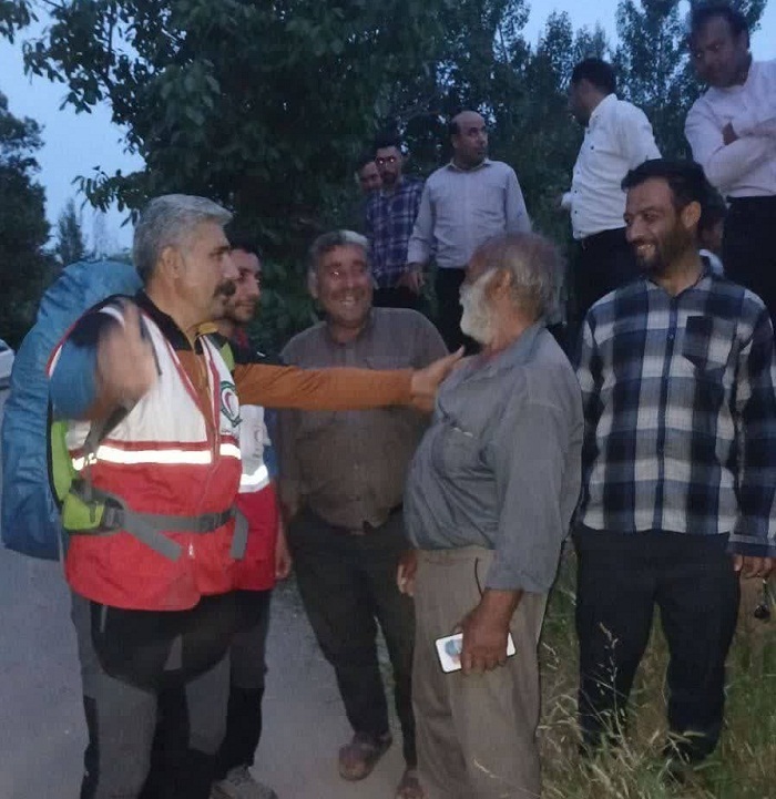 پایان خوش عملیات مفقودی در روستای سیدتاج‌الدین با تلاش نجاتگران هلال‌احمر