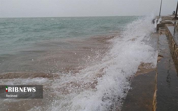 وزش باد‌های جنوب شرقی در دریای عمان و تنگه هرمز