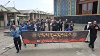 طنین لبیک یا حسین(ع) در دانشگاه شمال آمل