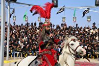 عزاداری چهار برجی‌ها در مجلس تعزیه ابا عبدالله الحسین (ع) و یاران با وفایش