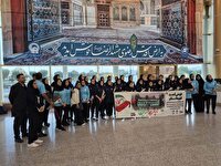 ورود تیم ملی فوتبال بانوان به مشهد
