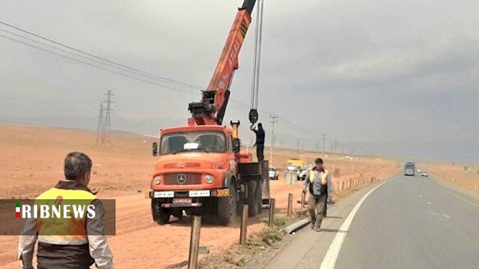ارتقای ایمنی محورهای جاده‌ای شهرستان جعفرآباد قم