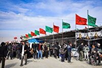 مرز بین المللی باشماق مریوان مبادی تردد زائران اربعین حسینی