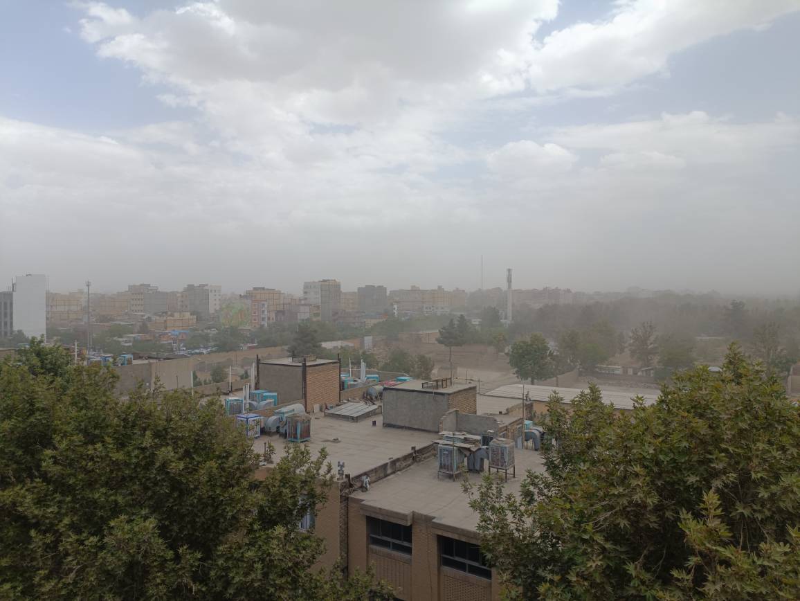 فرا گیری بارش‌های پراکنده در نیمه شمالی خراسان رضوی