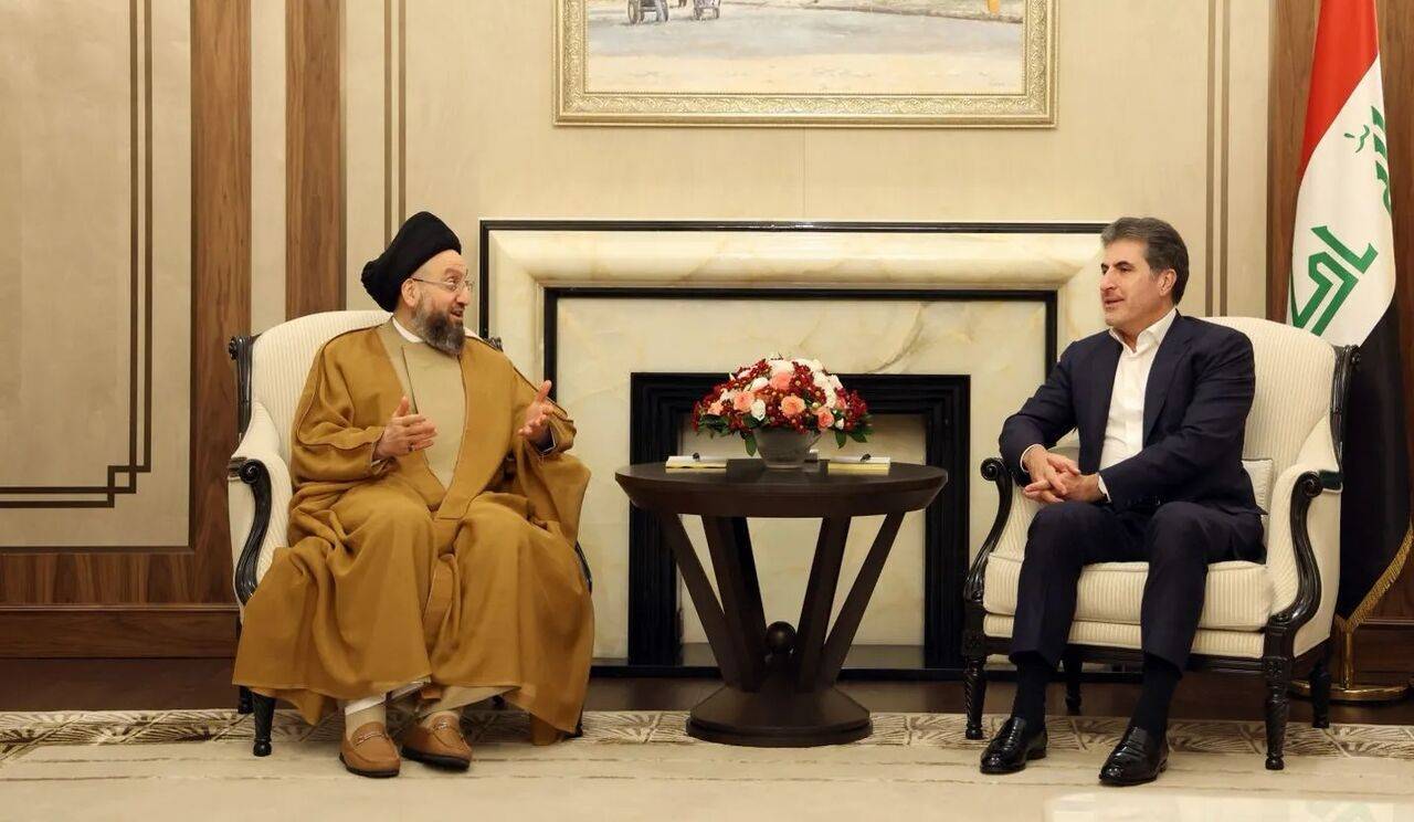 تاکید حکیم و بارزانی بر همکاری برای حفاظت از امنیت عراق تاکید حکیم و بارزانی بر همکاری برای حفاظت از امنیت عراق