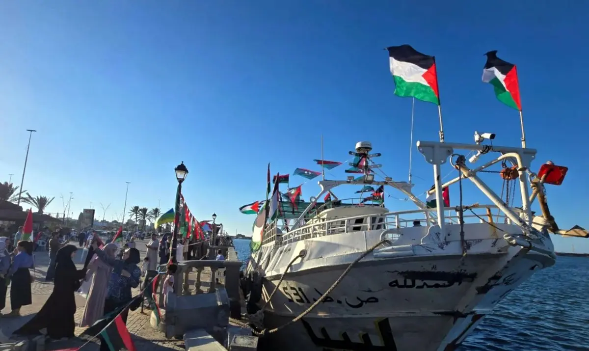 حمله پهپادی به کشتی‌های ناوگان الصمود در مدیترانه