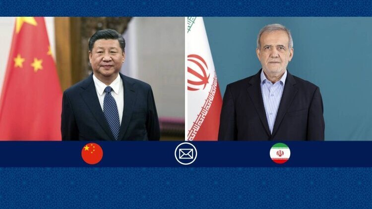 پیام تبریک پزشکیان به رئیس‌جمهور چین