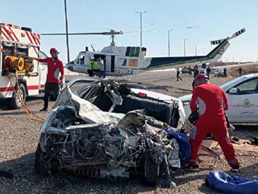 نجات ۹۹ حادثه‌دیده در تهران توسط هلال احمر در یک هفته