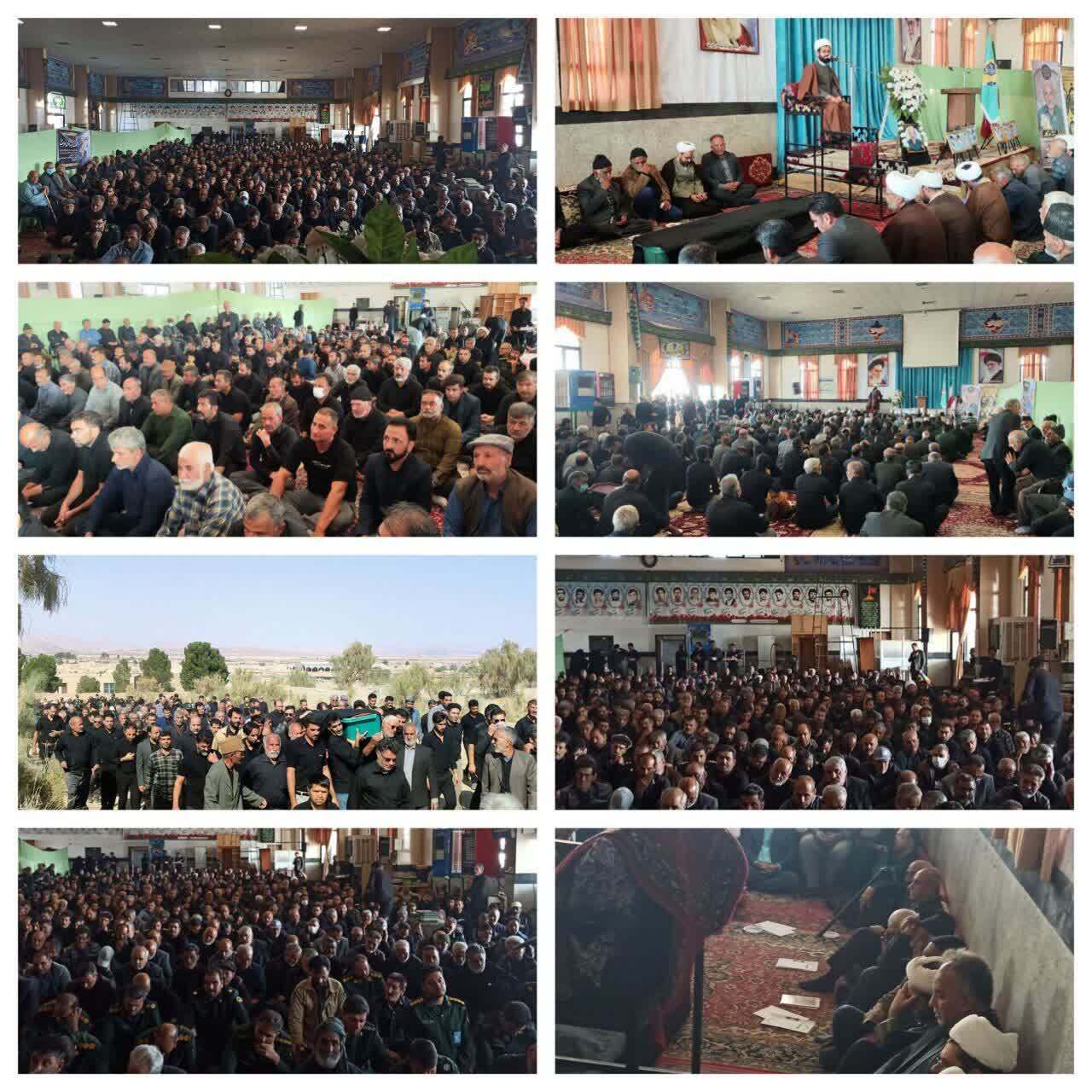 تشییع پدر شهید دهجو در خوسف