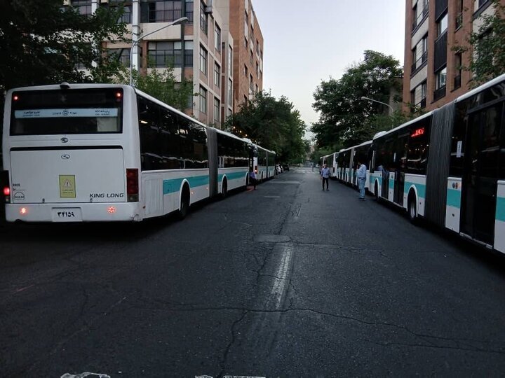 تمهیدات اتوبوسرانی تهران برای راهپیمایی ۱۳ آبان