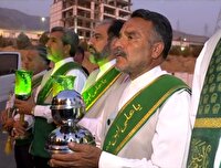 بدرقه جمعی از پیرغلامان استان البرز