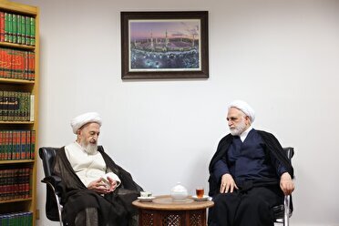 دیدار رئیس دستگاه قضا با مراجع عظام تقلید