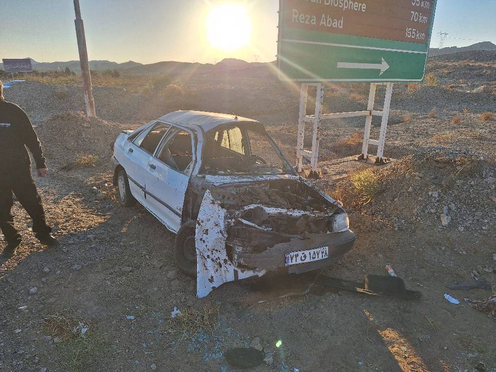 واژگونی مرگبار پراید در میامی