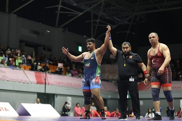 کشتی فرنگی المپیک ۲۰۲۵ ناشنوایان؛ شعبانی برنز گرفت کشتی فرنگی المپیک ۲۰۲۵ ناشنوایان؛ شعبانی برنز گرفت