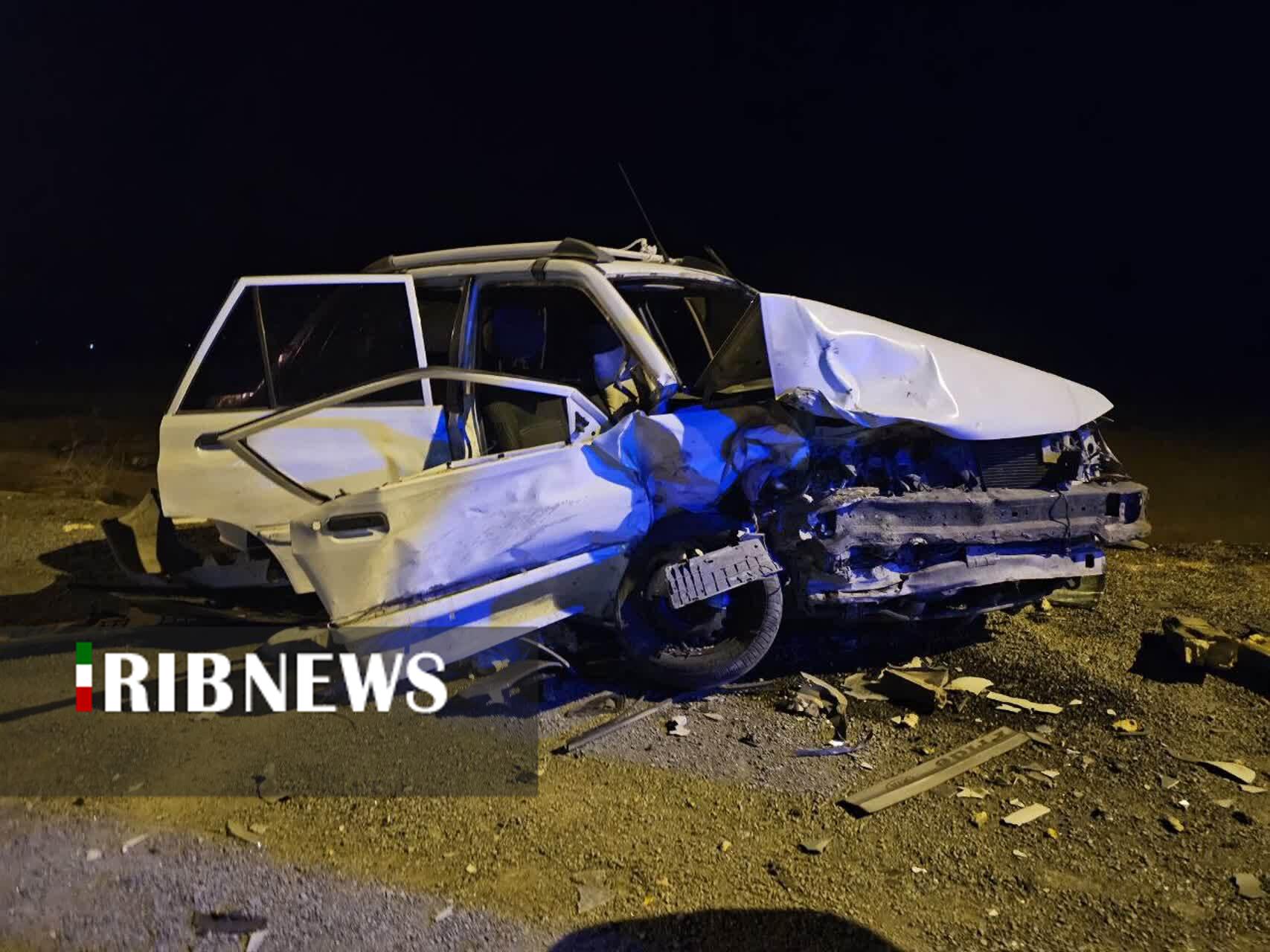 جان باختن یک سرنشین در تصادف پرایدها جان باختن یک سرنشین در تصادف پرایدها