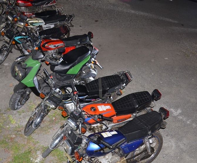 توقیف ۱۰ دستگاه موتورسیکلت متخلف در تالش