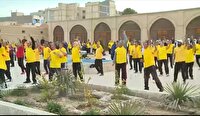 برگزاری همایش ورزشی صبح و نشاط در زاهدان