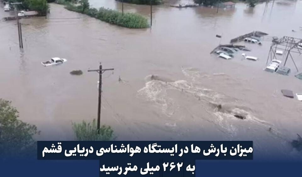 ۶ ایستگاه با بیشترین بارش در هرمزگان ۶ ایستگاه با بیشترین بارش در هرمزگان