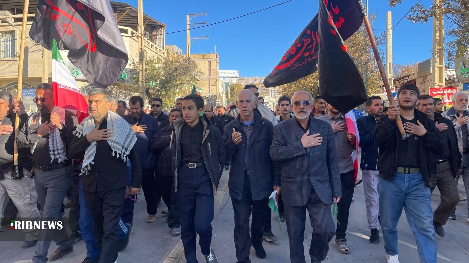 برپایی آئین عزاداری در شهر‌های مختلف استان