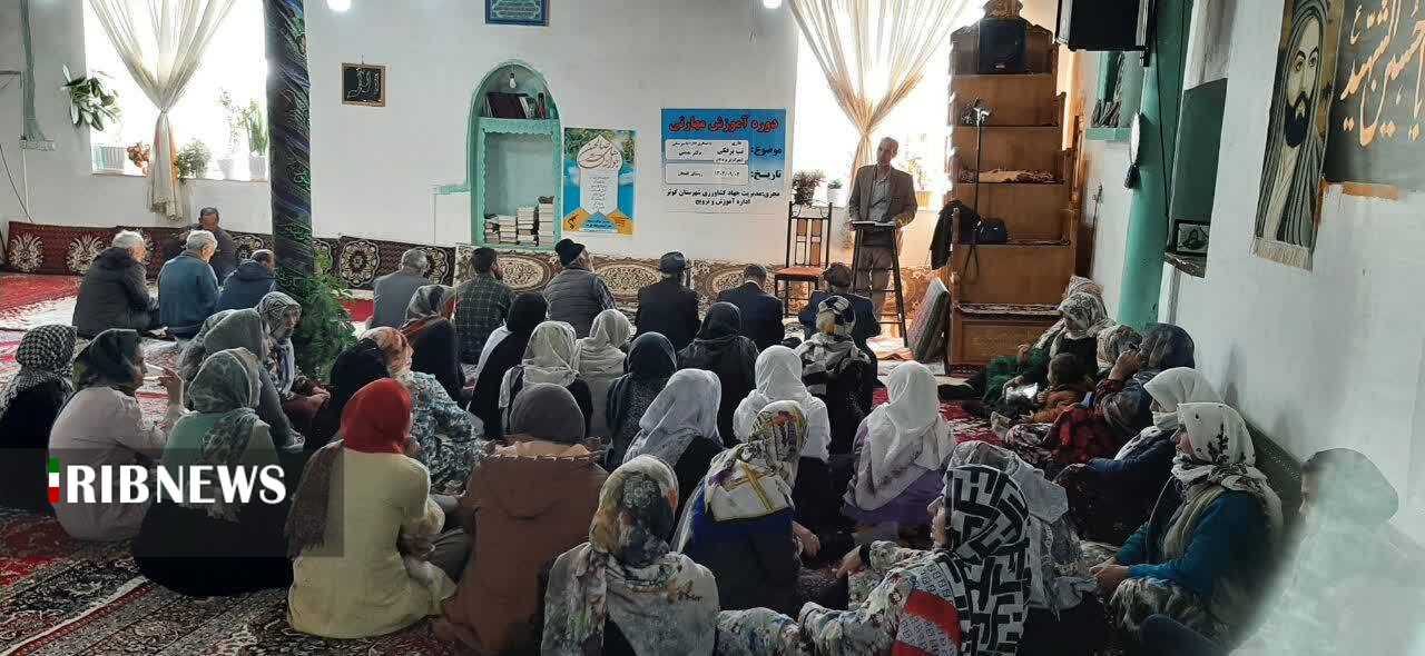 برگزاری آموزش مهارتی دامداران در روستای گلیجان