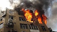 آتش سوزی در یک واحد مسکونی یک مصدوم بر جای گذاشت