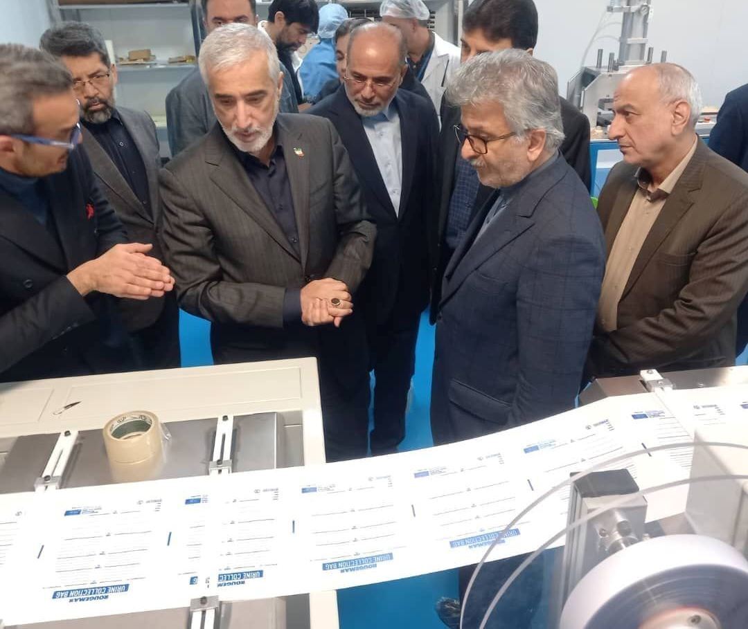 افتتاح خط تولید محصولات پزشکی یک واحد تولیدی در انزلی