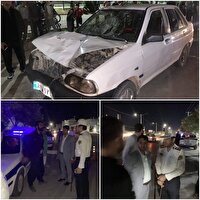 بی‌احتیاطی راننده پراید در اسفراین جان عابر را گرفت