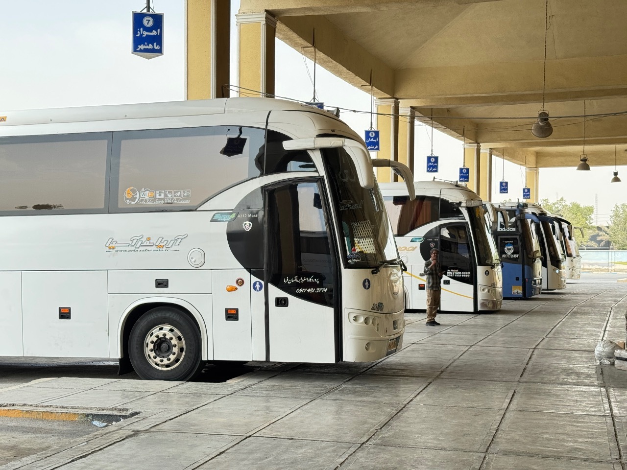 آمادگی راهداری و حمل و نقل جاده‌ای بوشهر برای اعزام زائران آیین وداع با قائد امت