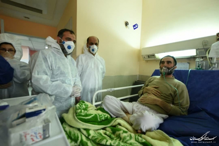 حضور استاندار گلستان در مراکز درمانی گرگان