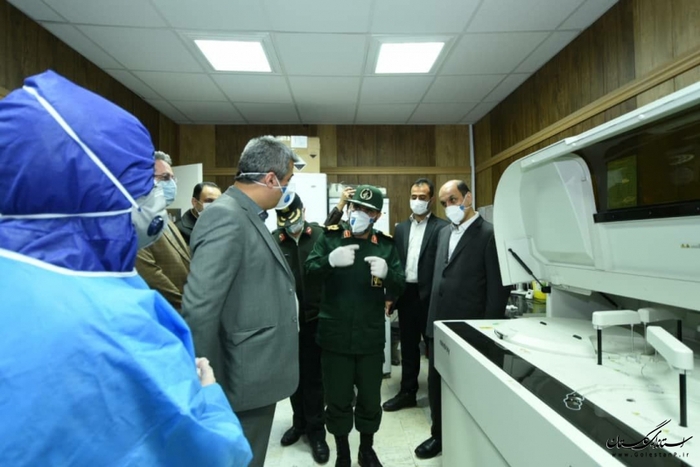 حضور استاندار گلستان در مراکز درمانی گرگان
